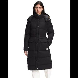 THE NORTH FACE SIERRA BLACK DOWN PARKA COAT